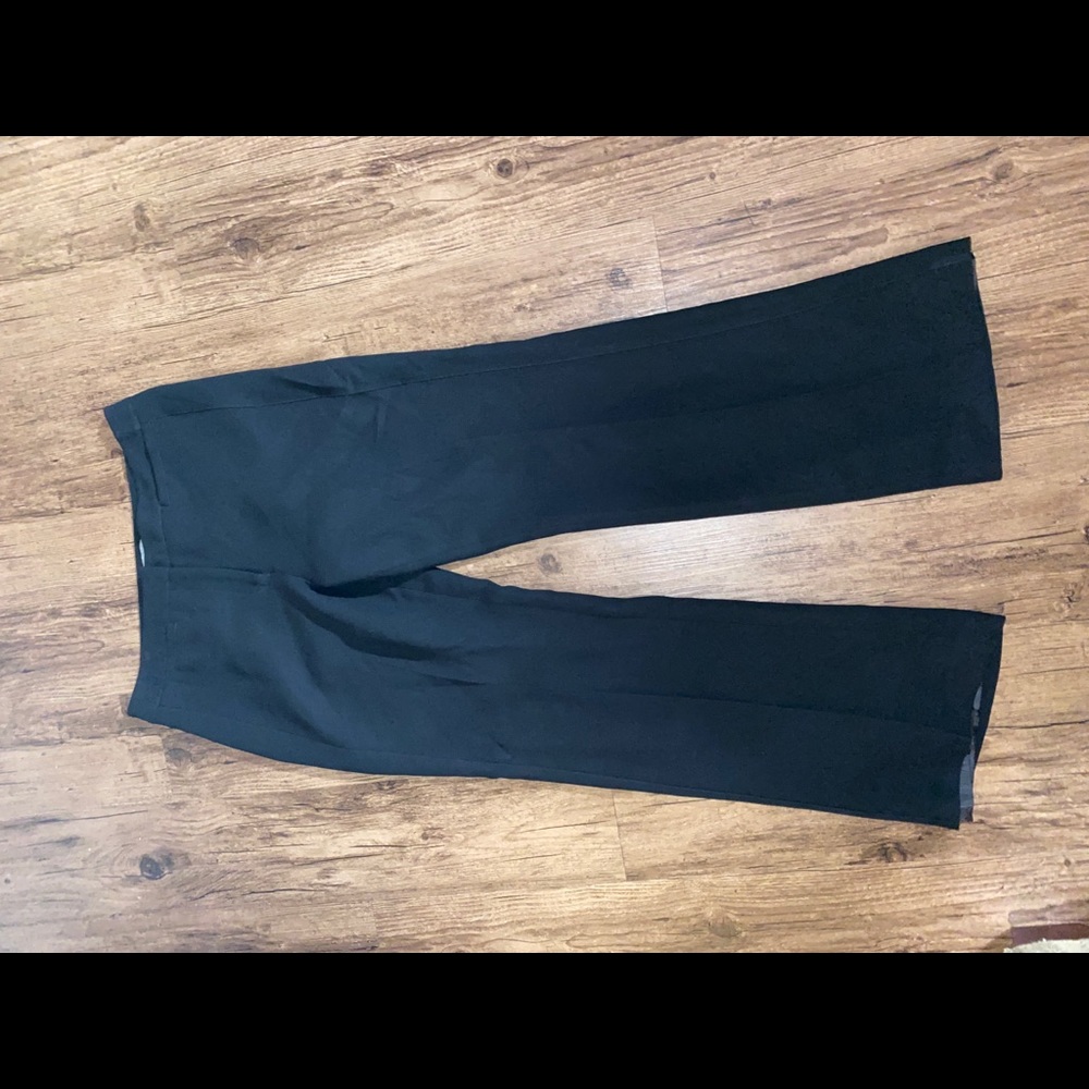 black trousers